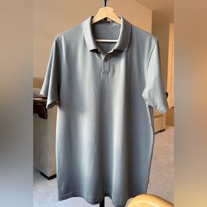 Lululemon Gray Polo Shirt